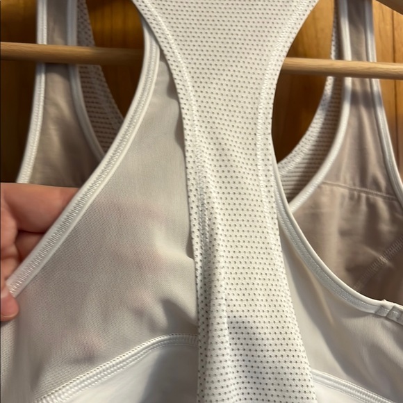 Lululemon | White Racerback Tank + Bra - Picture 4 of 9